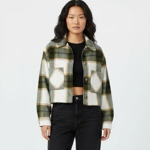 For the Republic Cropped Shacket